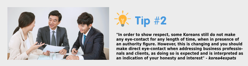 Korean Business Etiquette Tip #2 Korean Business Etiquette Tip #2